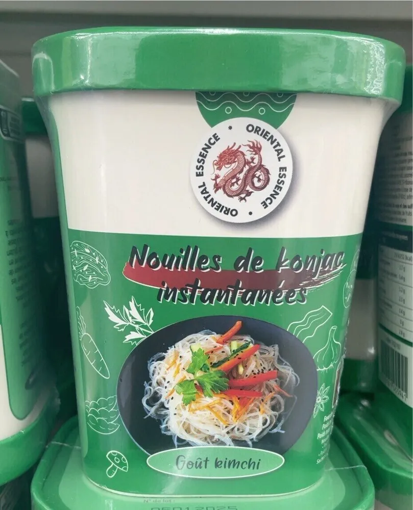 Nouille de konjac instnatannees
