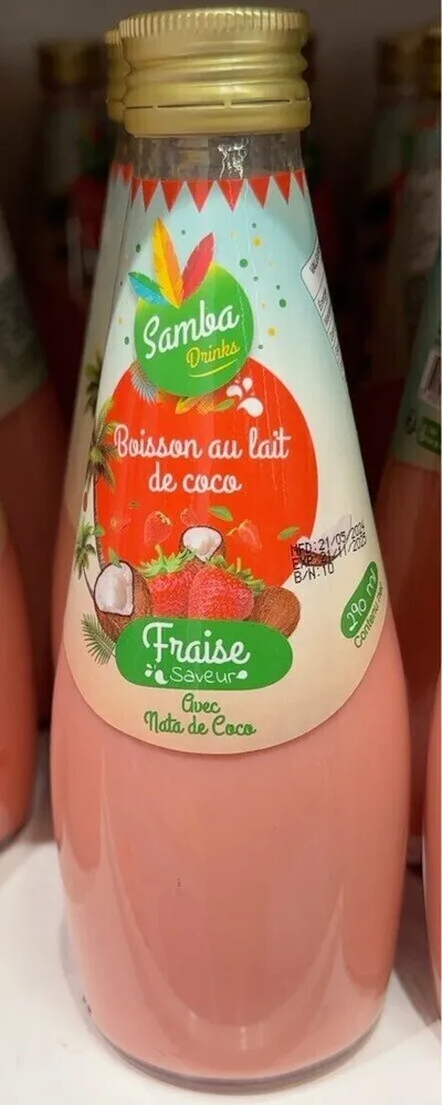 Boisson au lait de coco Saveur fraise