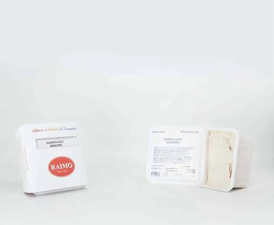 Glace artisanale Marron avec Brisures - Raimo