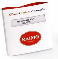Glace artisanale aromatisée à la Violette - Raimo