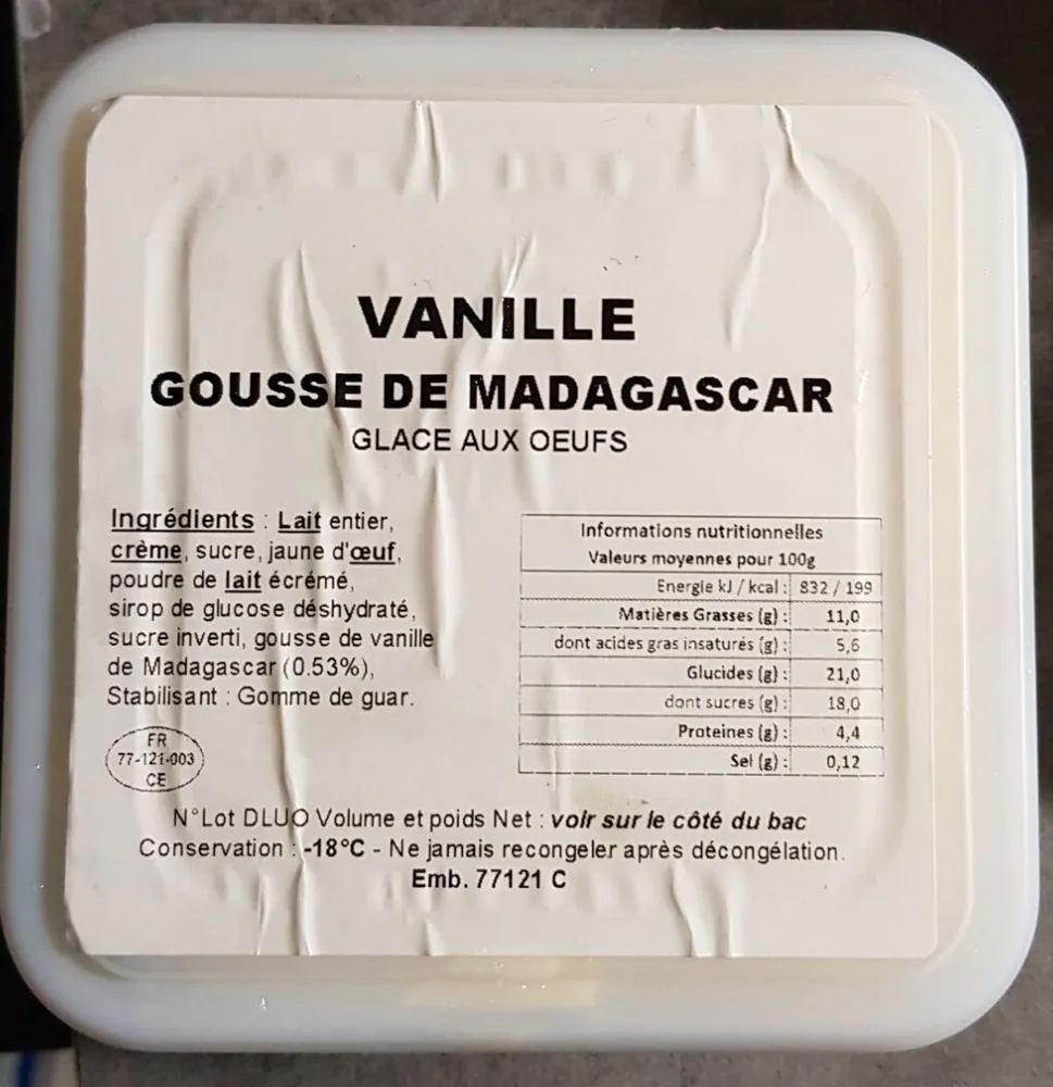 VANILLE GOUSSE DE MADAGASCAR