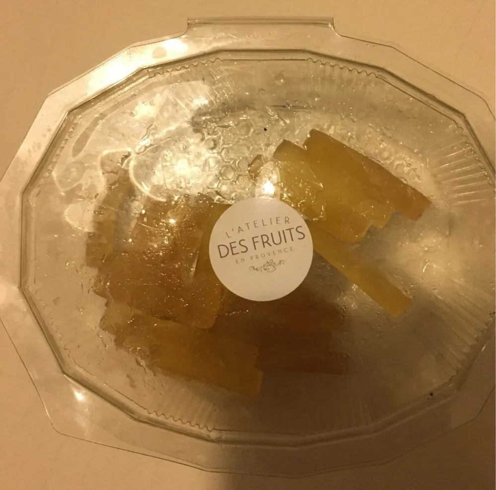 Lamelles de Gingembre confites