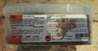 Cubes fruits confits