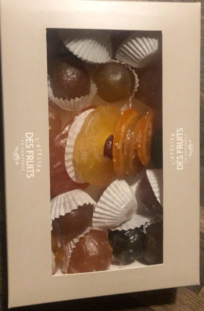 Assortiments de fruits confits