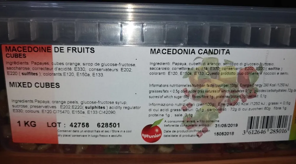 Macédoine de fruits