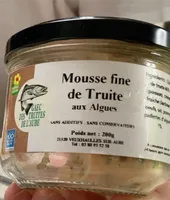 Mousse fine de truite aux algues