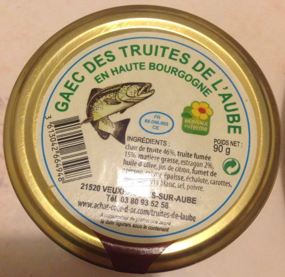 Rilette de truite à l'estragon