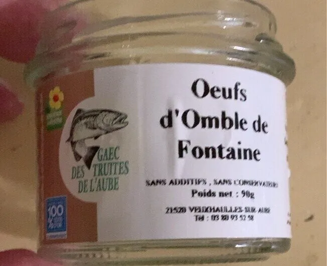 Œufs d’Omble de Fontaine