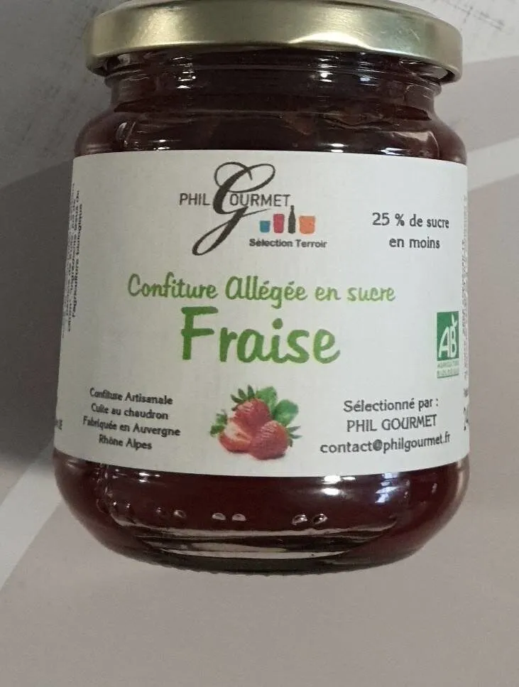 Confiture fraise bio