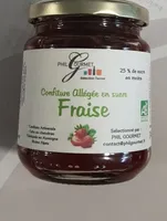 Confiture fraise bio