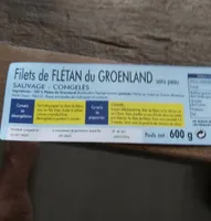 filets flétan du groenland