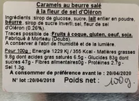 Caramel au beurre salé à la fleur de sel d'Oléron