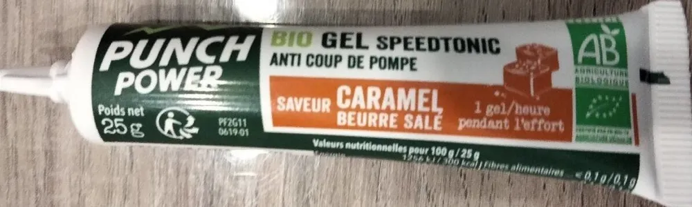 Gel anti-coup de pompe - saveur Caramel Beurre Salé