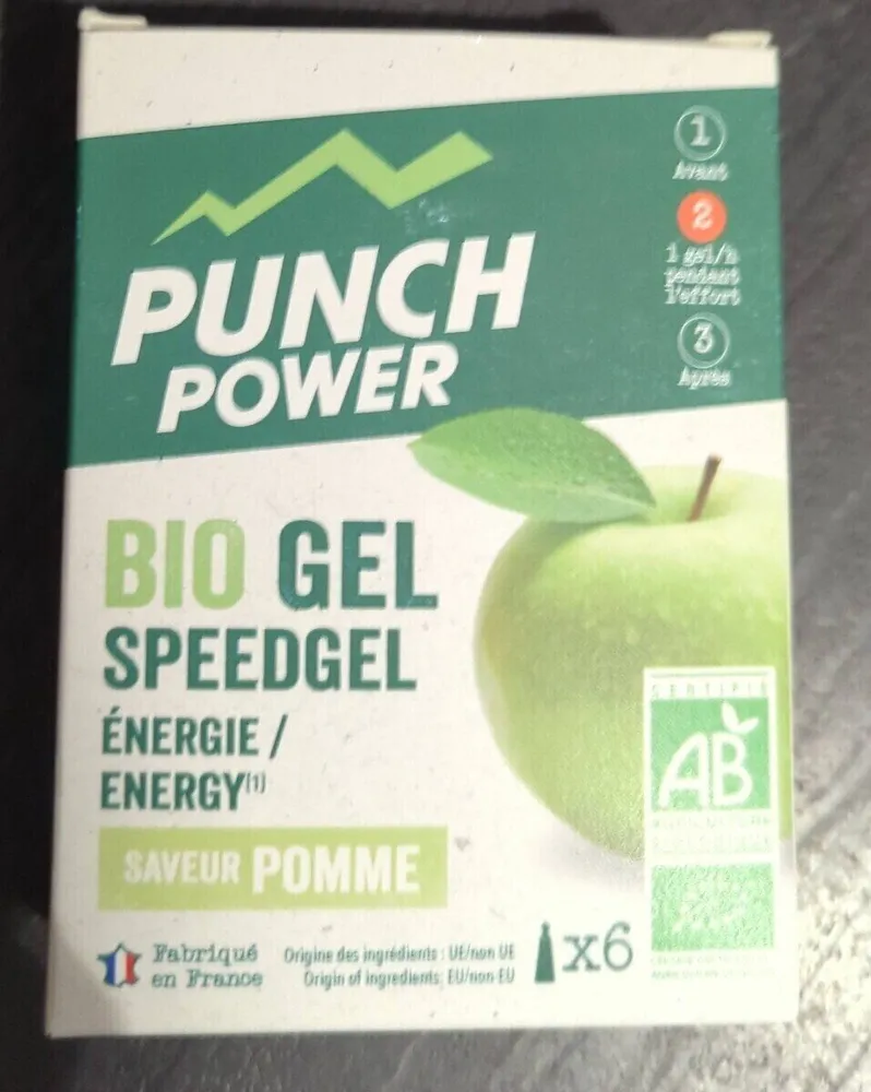 Punch power gel pomme