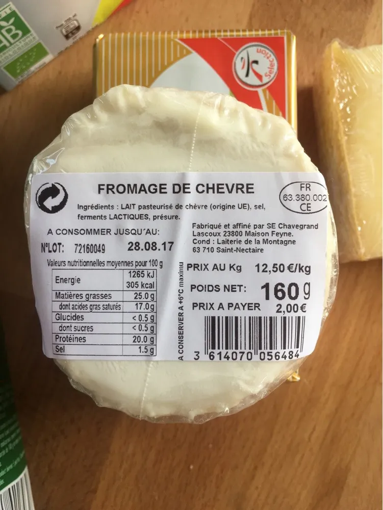 Fromage de chevre