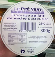 Fromage au lait de vache pasteurisé (23 % MG)