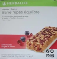 Barre repas équilibre