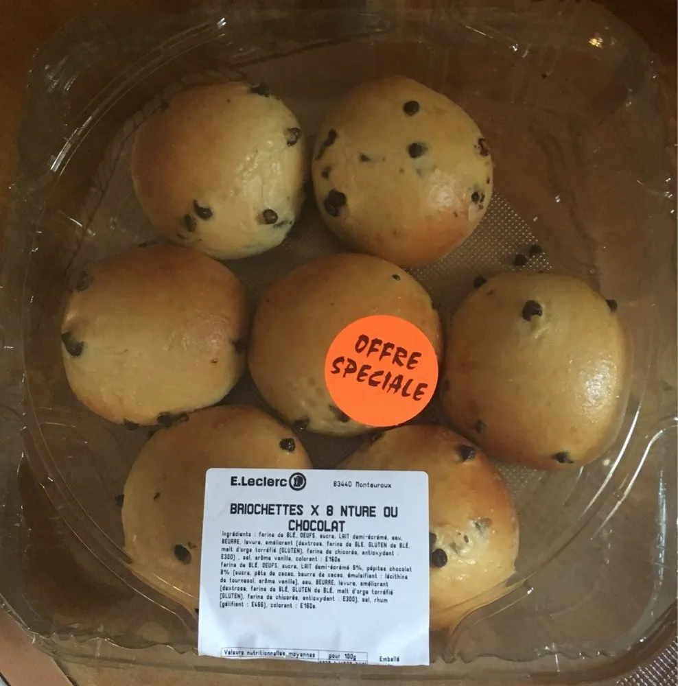Briochettes au chocolat