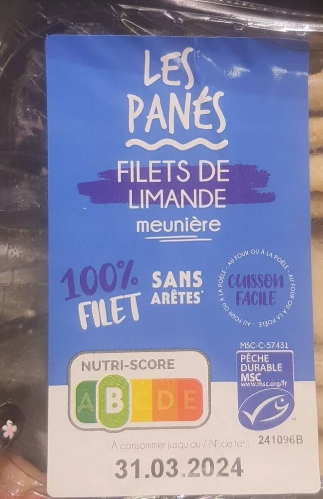 Filets de limandes