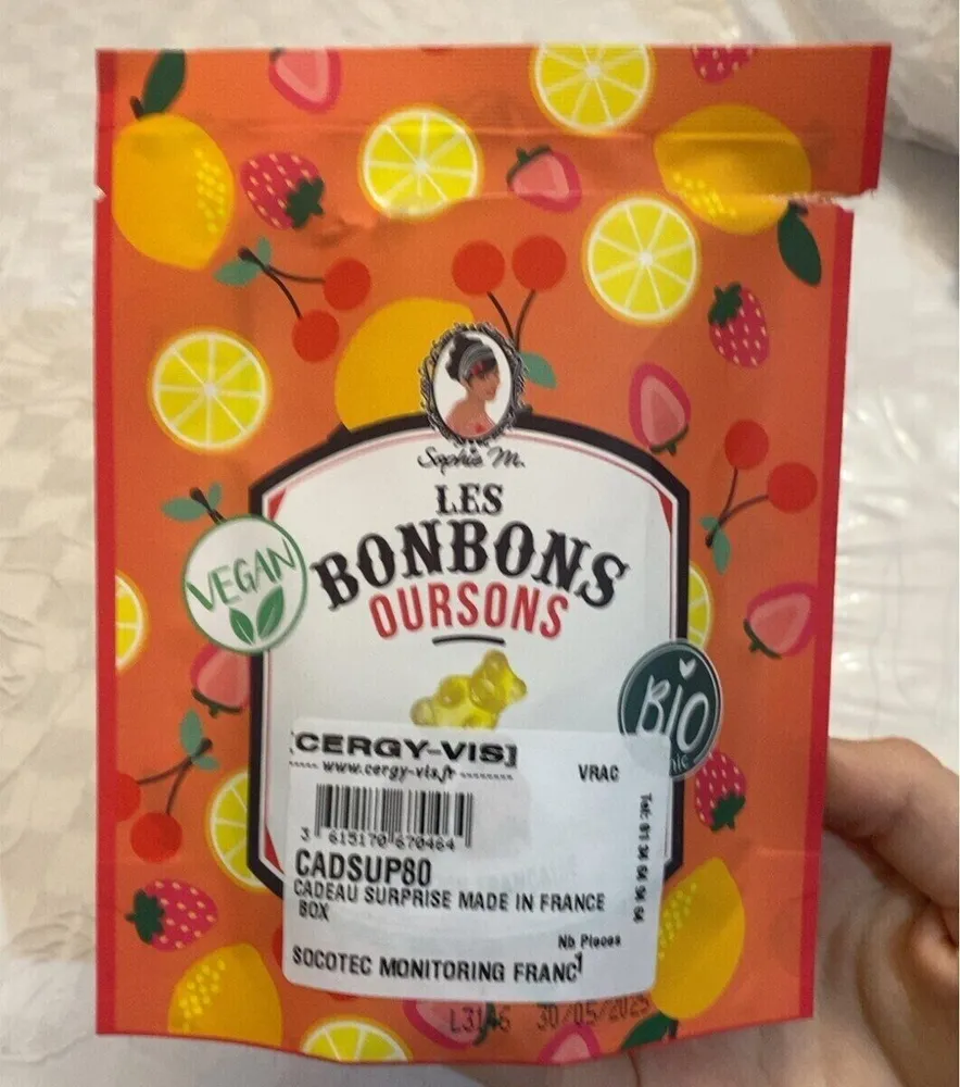 Les bonbons oursons