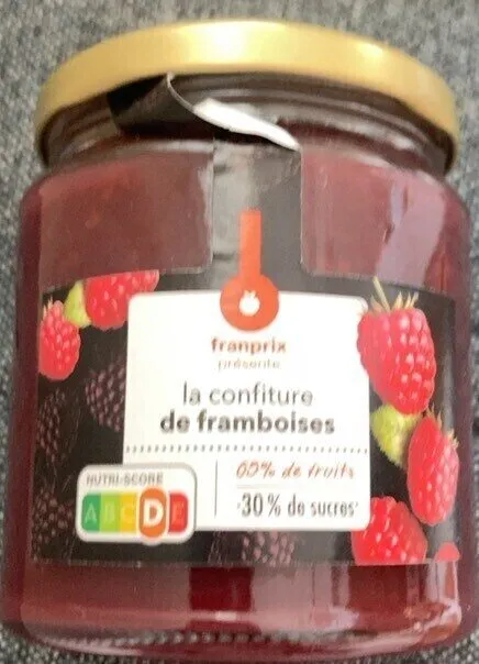 La confiture de framboises