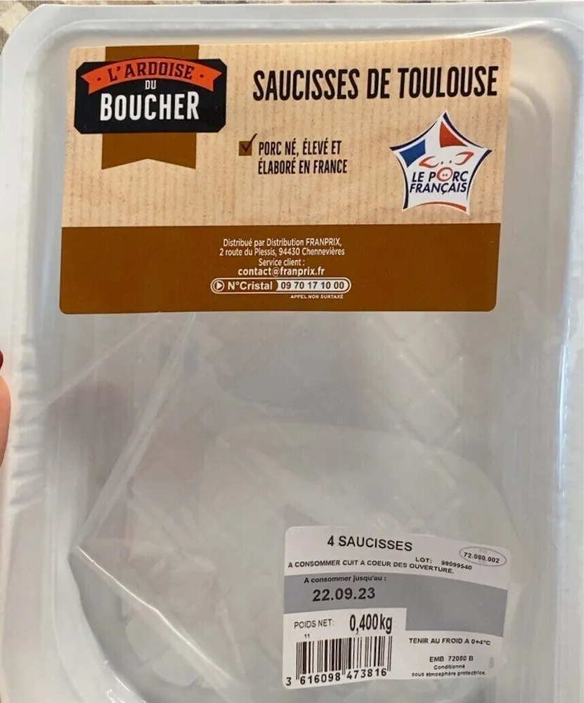 Saucisses de Toulouse