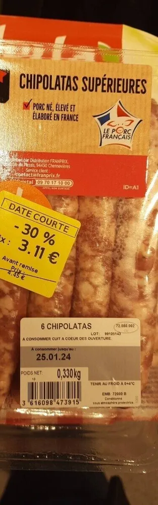 Chipolatas supérieures