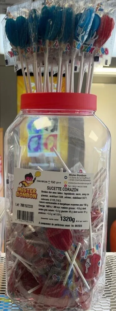 Sucettes Corazón