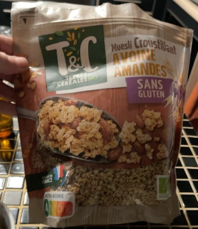 Muesli croustillant avoine et amandes