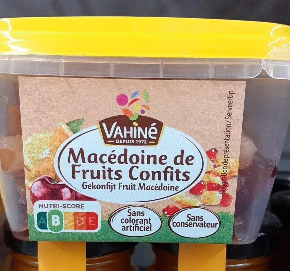 Macédoine de fruits confits