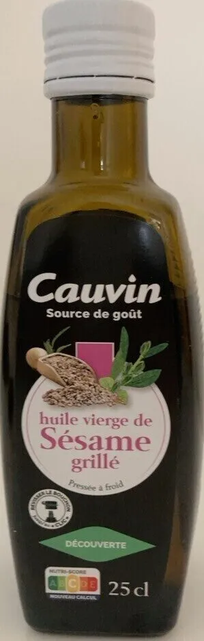 Huile vierge de sésame grillé