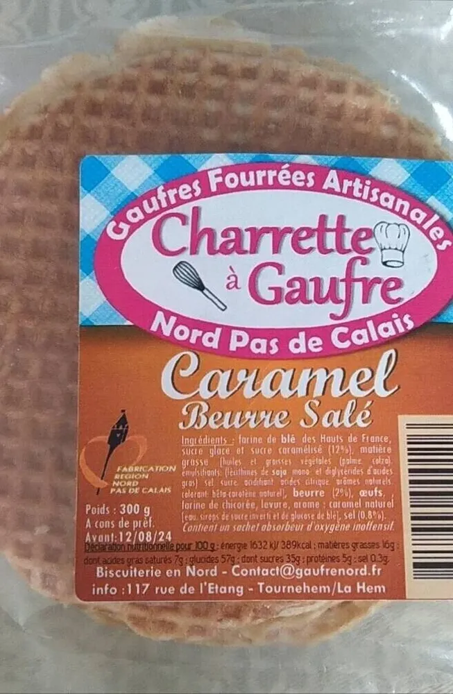 Gaufres charette à gaufre