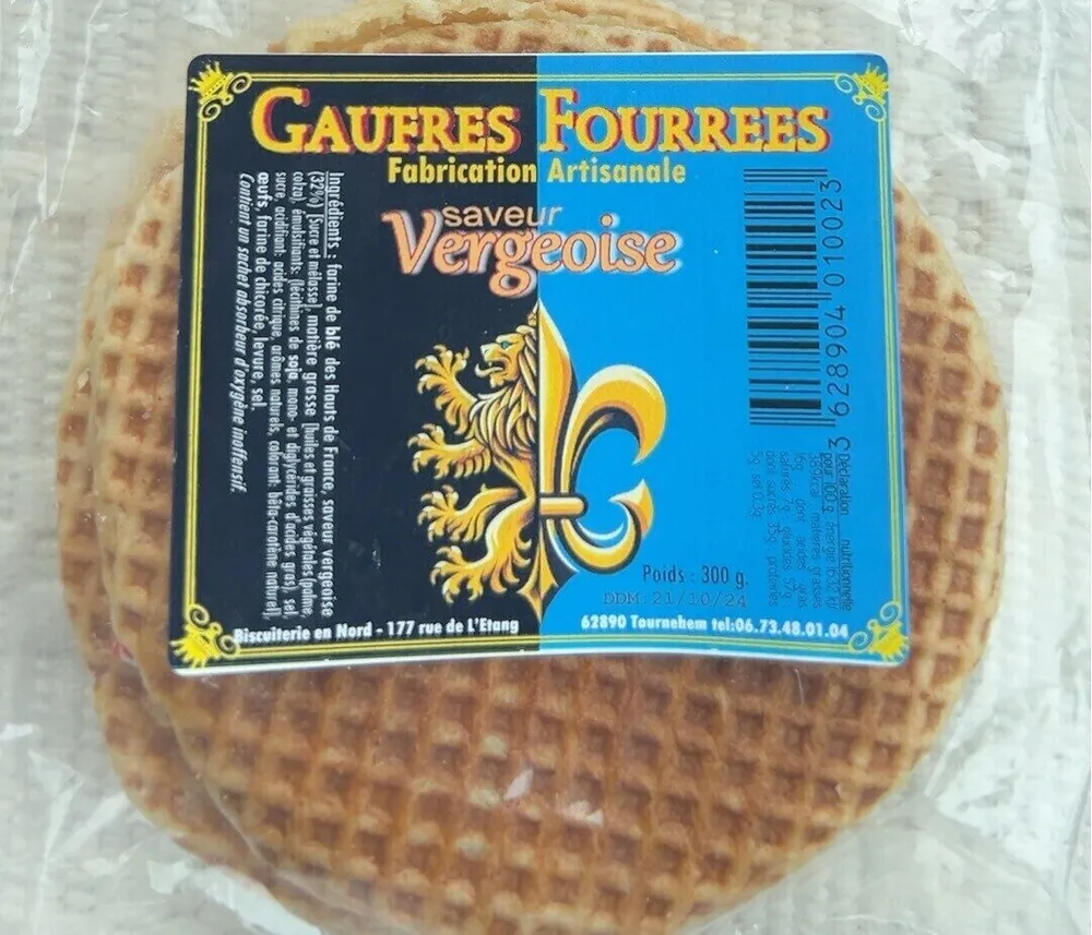 Gaufres fourrees