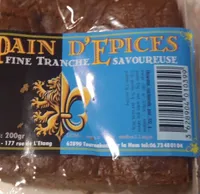 PAIN D'EPICES FINE TRANCHE SAVOUREUSE