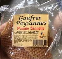 Gauffre paysannes pomme canelle
