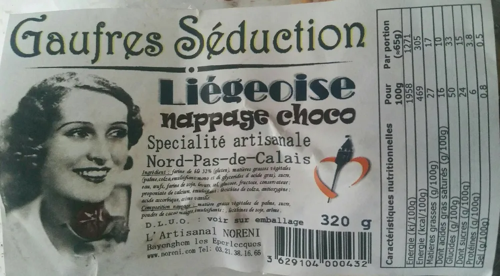 Liégeoise nappage choco