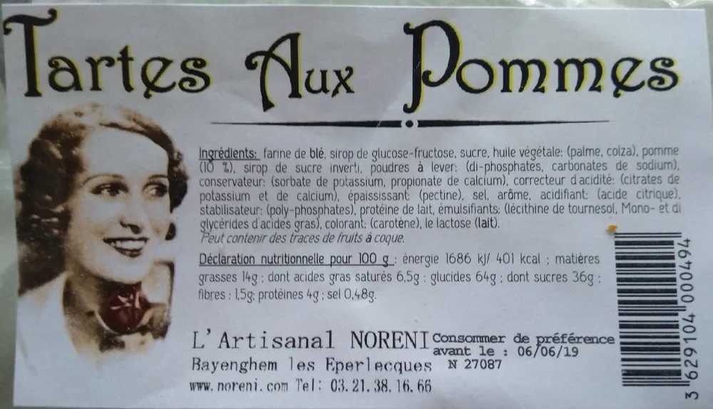 Tarte aux pommes