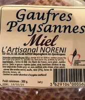 Gaufres paysannes miel