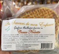 Gaufres caco noisette