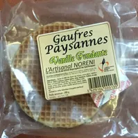 Gaufres paysannes goût vanille fondante