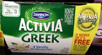 Activia Greek Vanilla