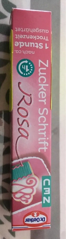 Zucker Schirft