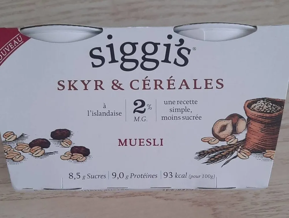 Skyr et céréales