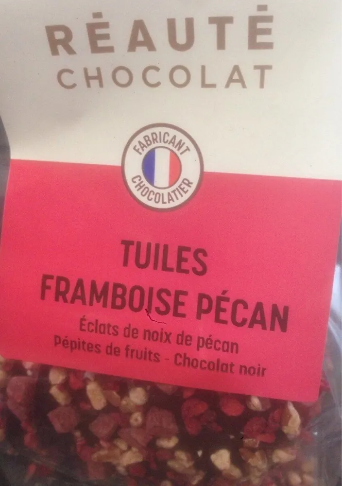 Tuiles framboise pécan