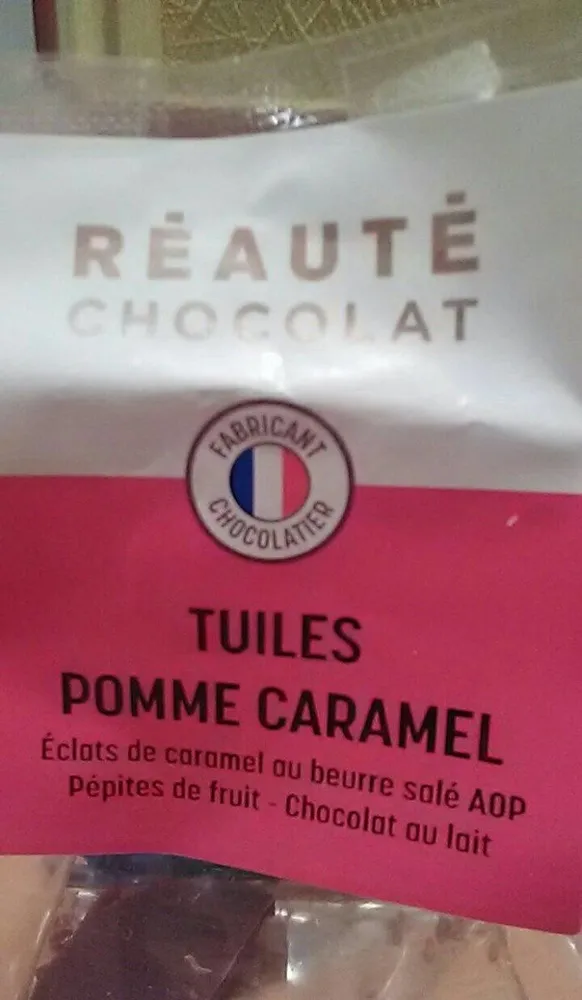 Tuiles pomme caramel