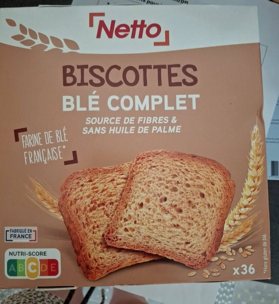 Biscottes blé complet