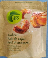 Noix de cajou au miel et sel de mer