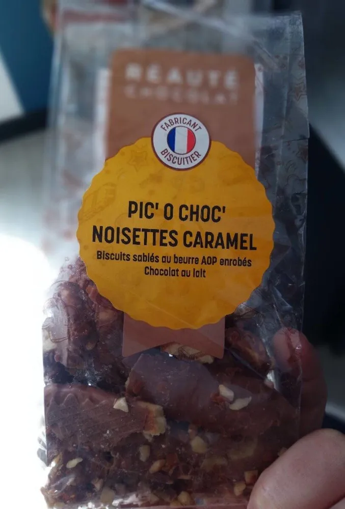 Pic' o choc' noisettes caramel