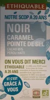 Chocolat noir caramel pointe de sel