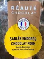 Sables enrobes chocolat noir